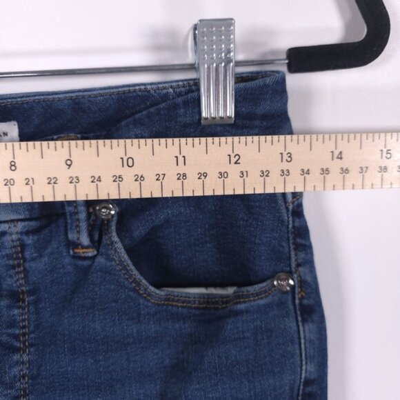 GOOD AMERICAN‎ ORGANIC COTTON/Elastane Skinny Jeans GLDV8737  Blue609 Size 6/28 - Picture 5 of 10